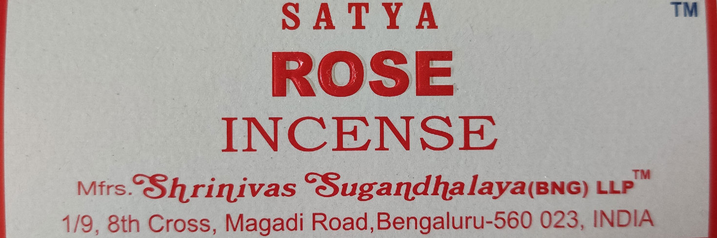 Satya, Rose Incense